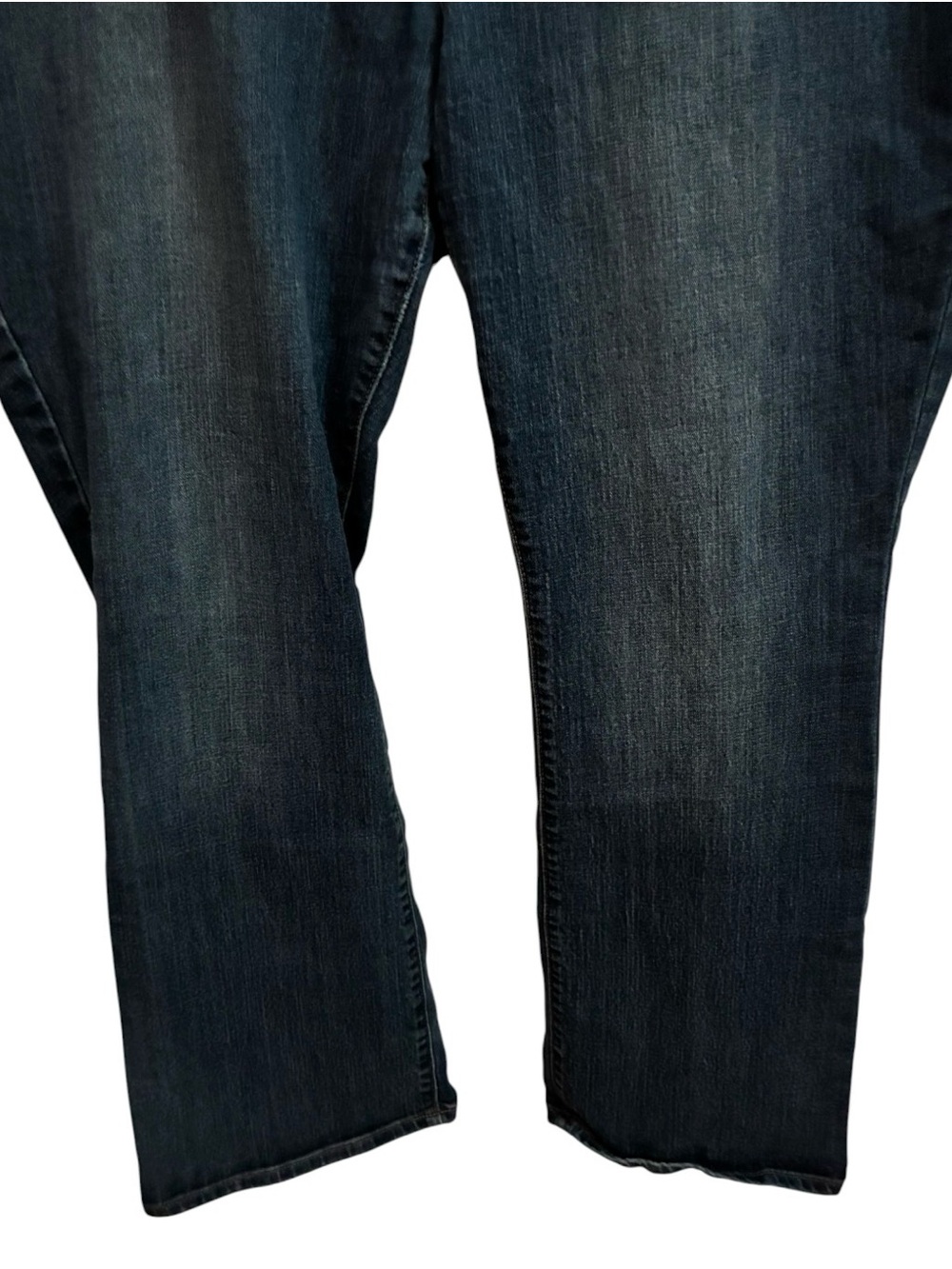 Old Navy Curvy Profile Mid Rise Straight Leg Blue Denim Jeans 18 Short Petite - Picture 5 of 9